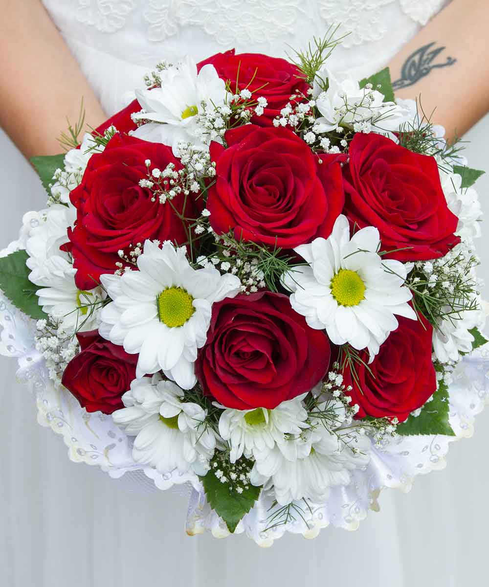 Bouquet sposa con margherite 