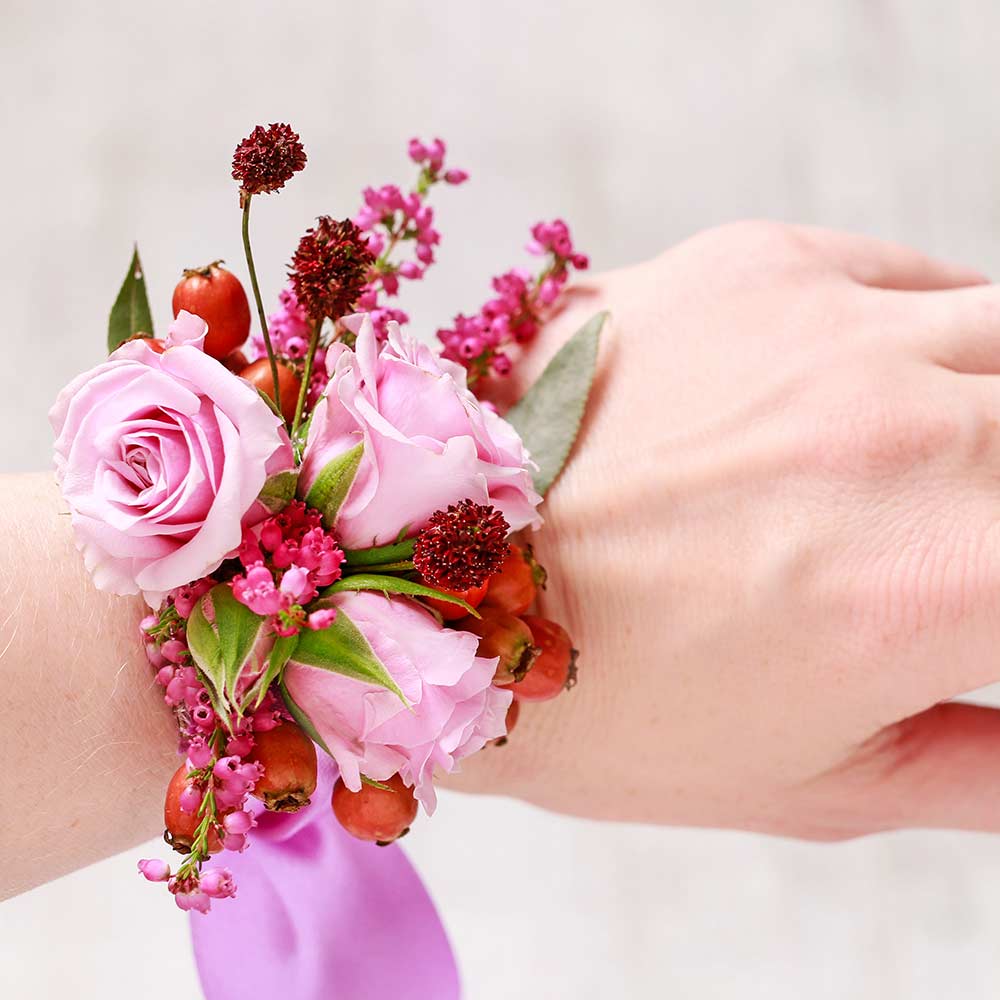 Bouquet sposa a bracciale