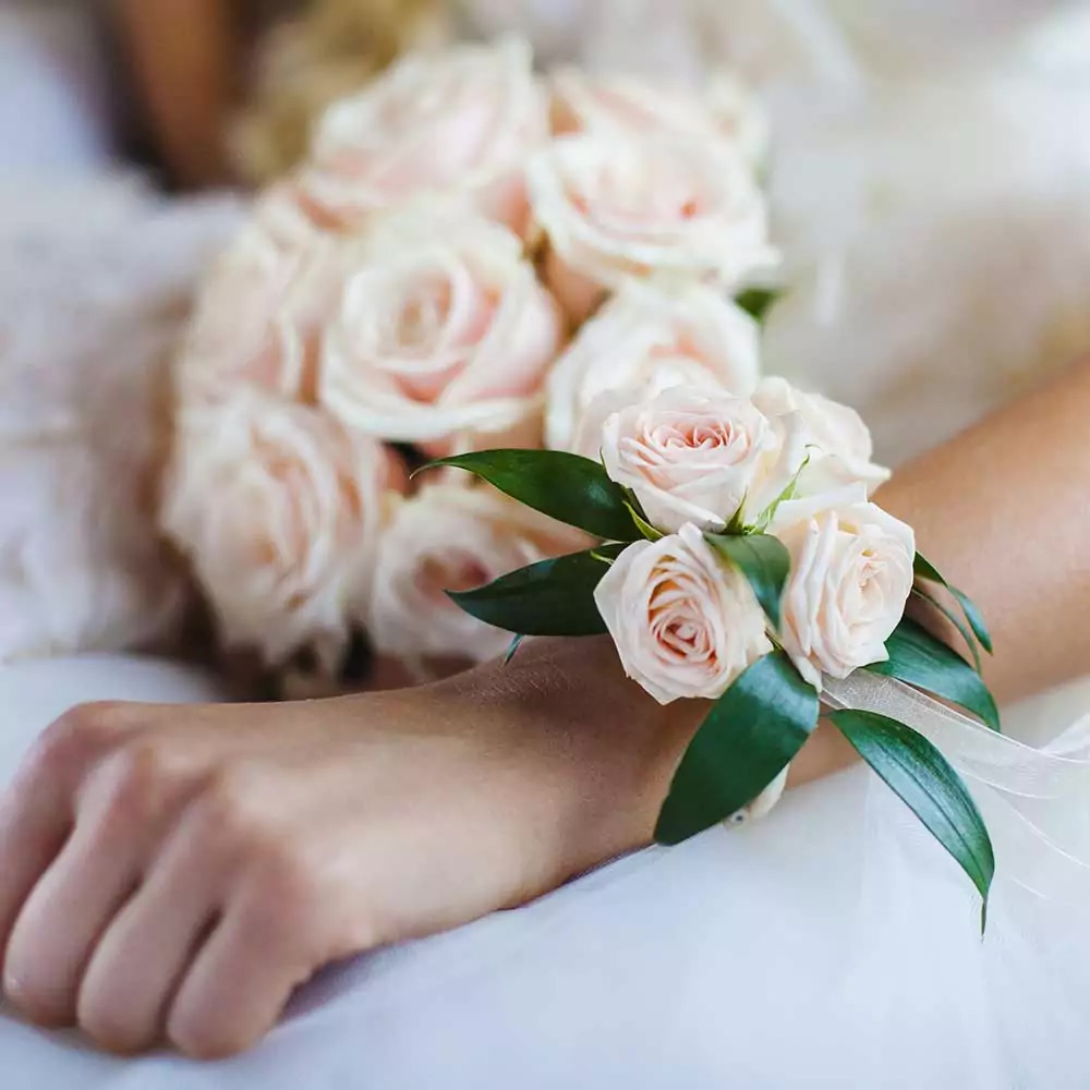 Bouquet sposa bracciale