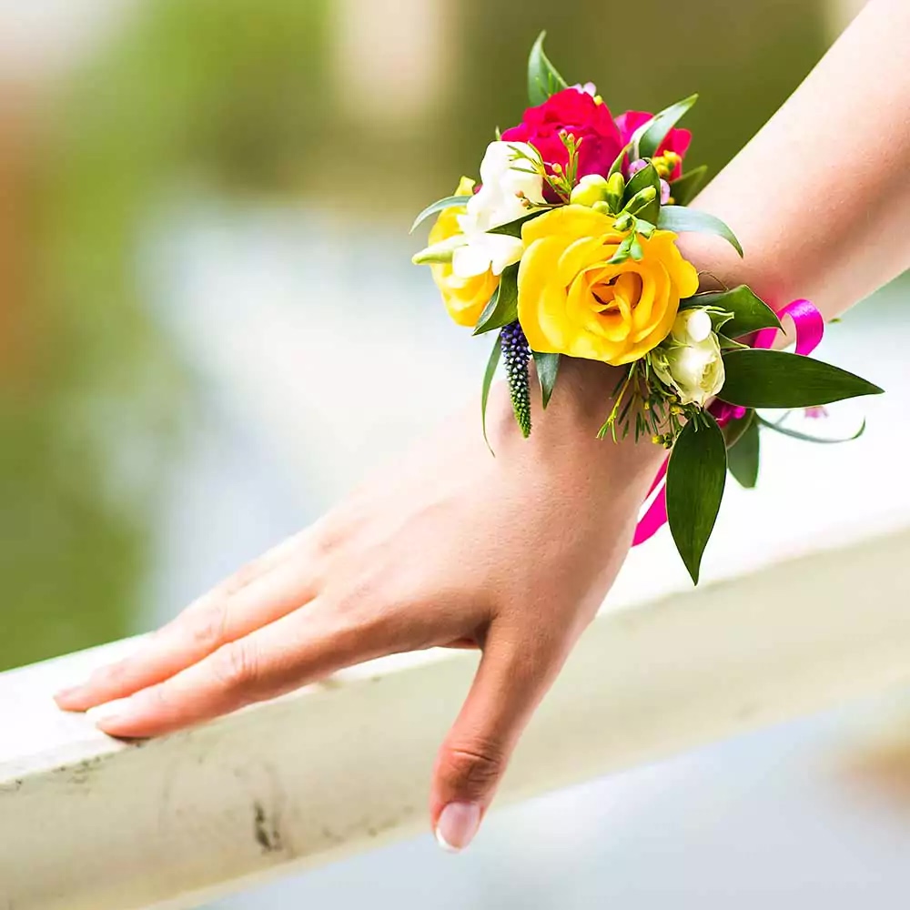 Bouquet da sposa a bracciale