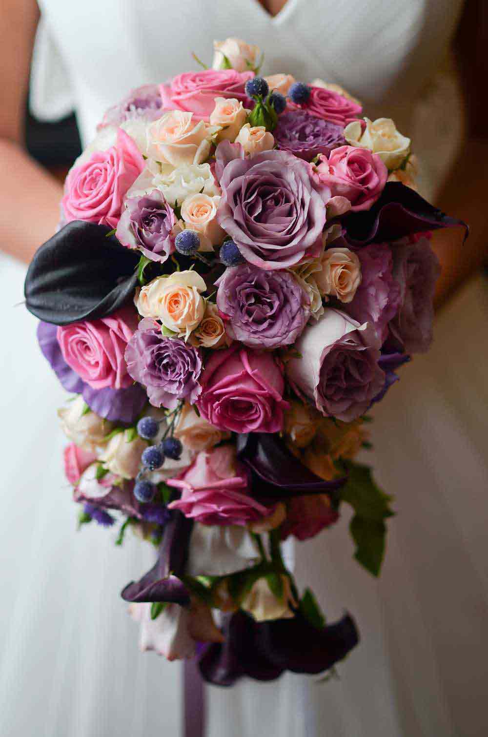 Bouquet per sposa a cascata