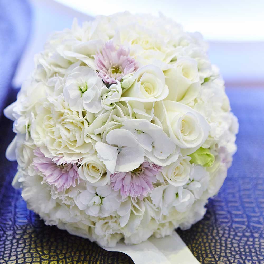 Bouquet tondo da sposa