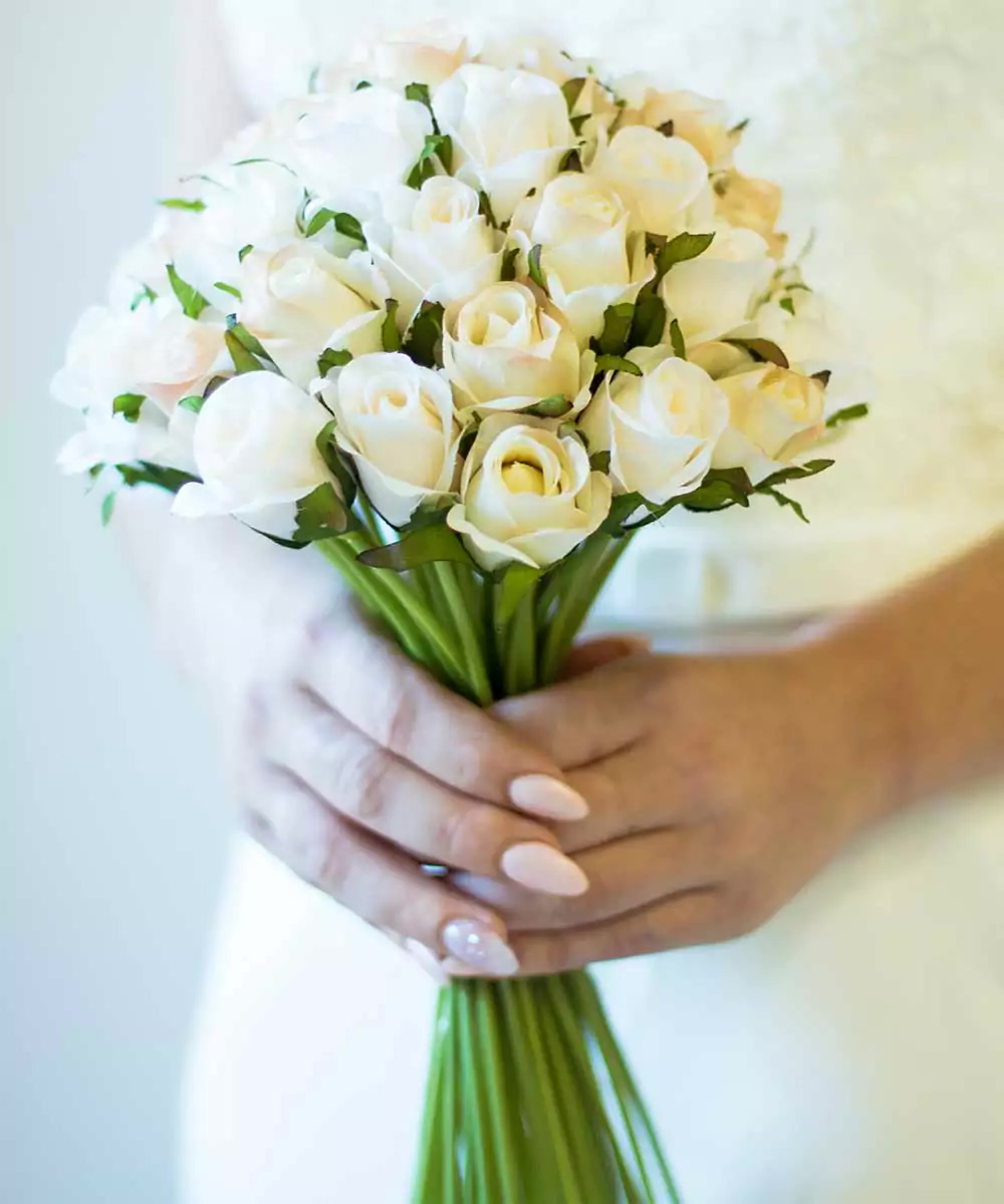 Bouquet sposa a fascio