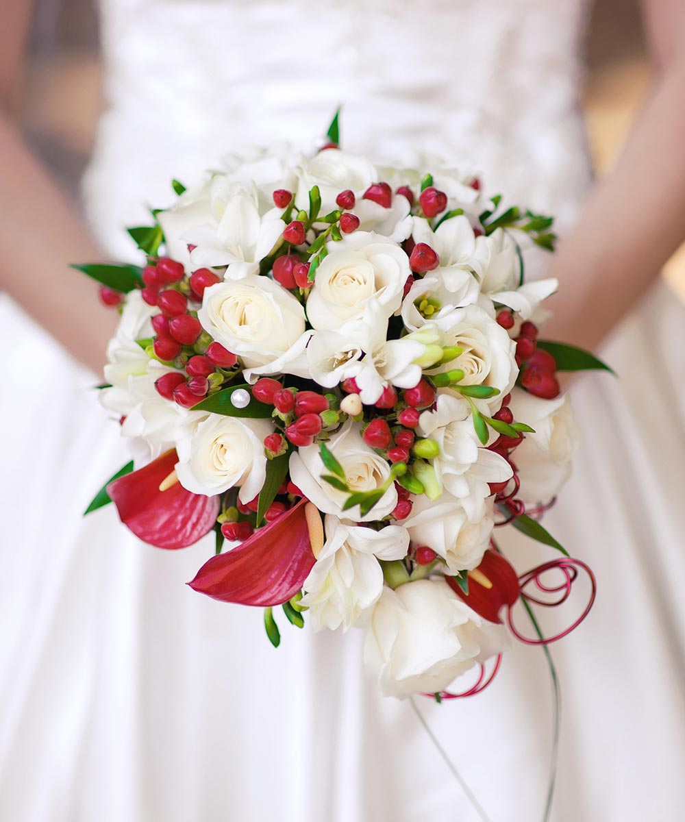 Bouquet sposa frutta
