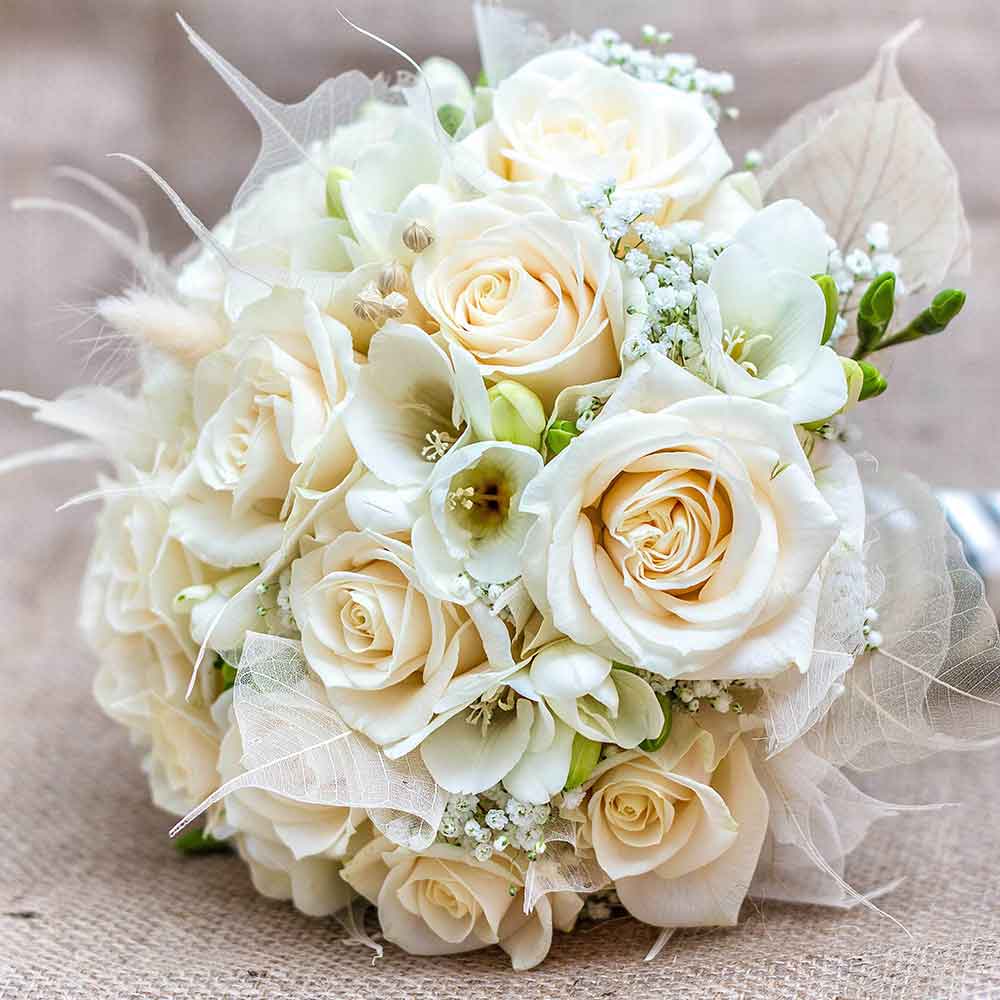 Bouquet sposa bianco