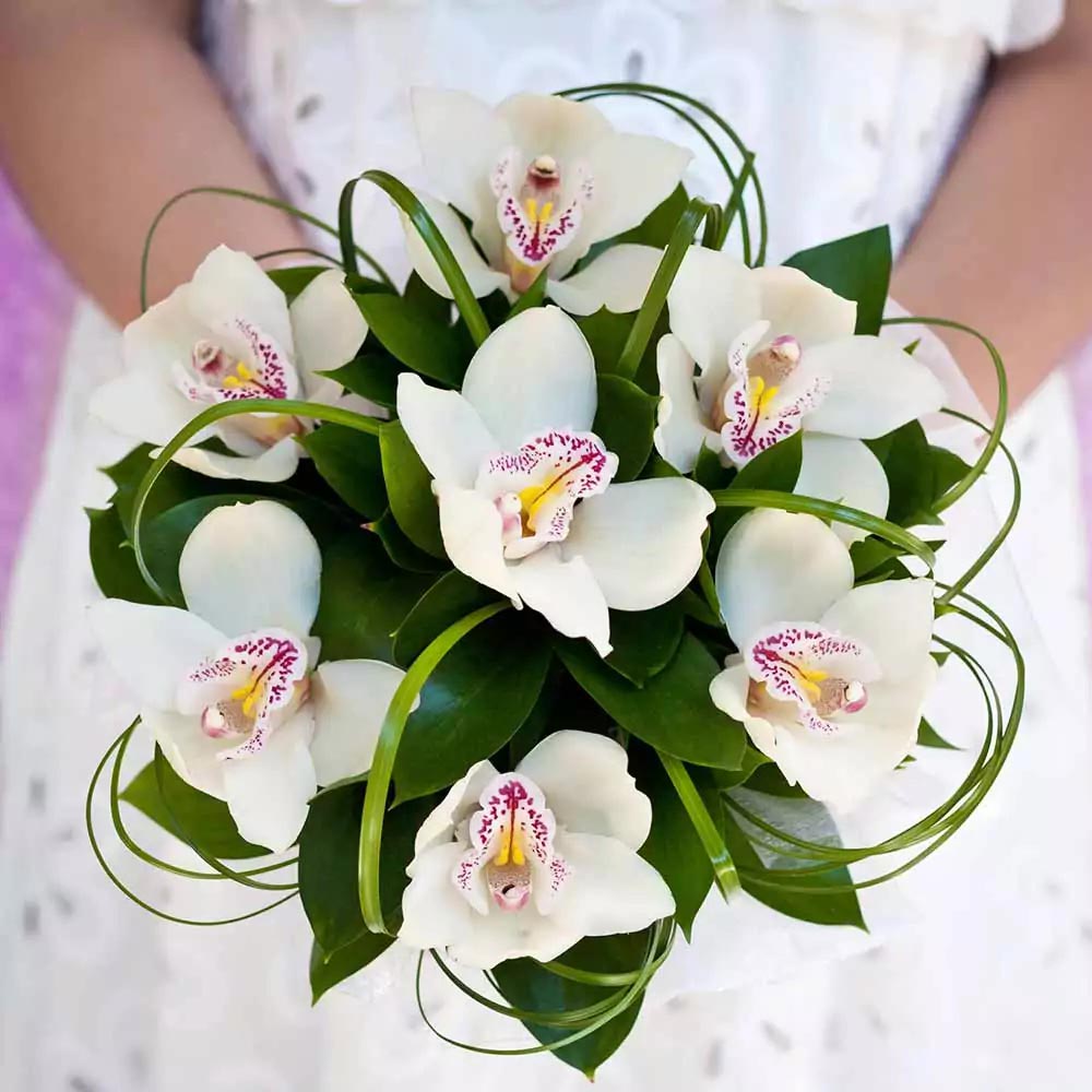 Bouquet matrimonio orchidee