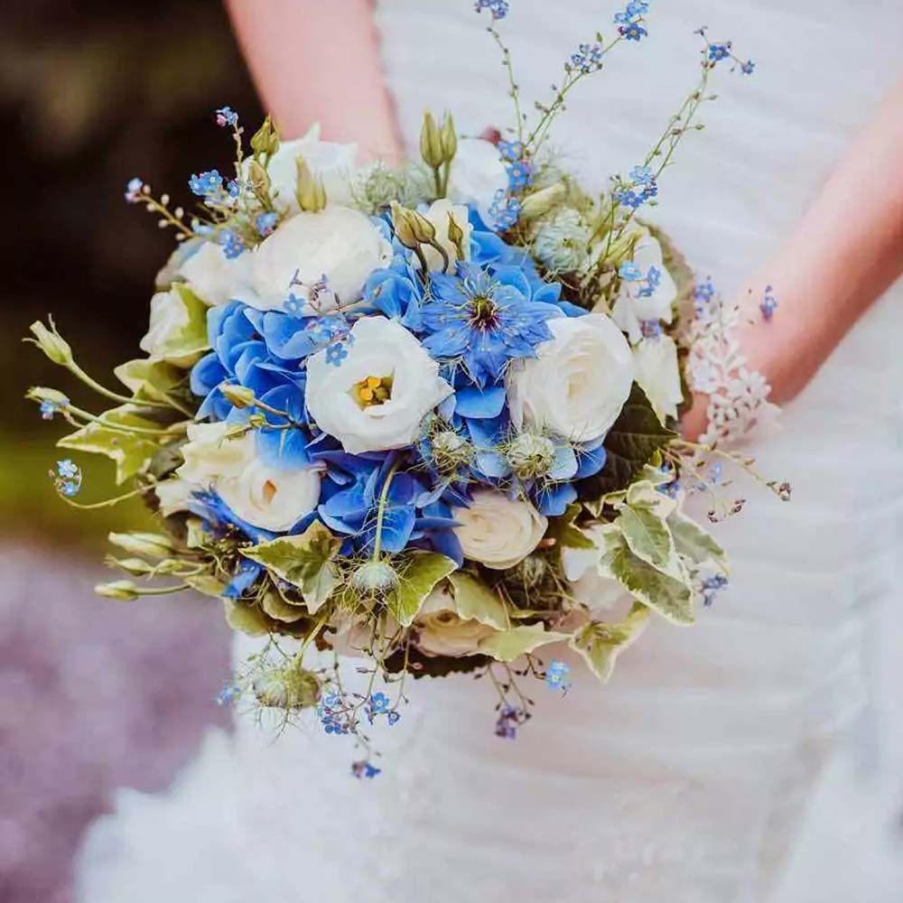 Bouquet matrimonio con fiori di campo