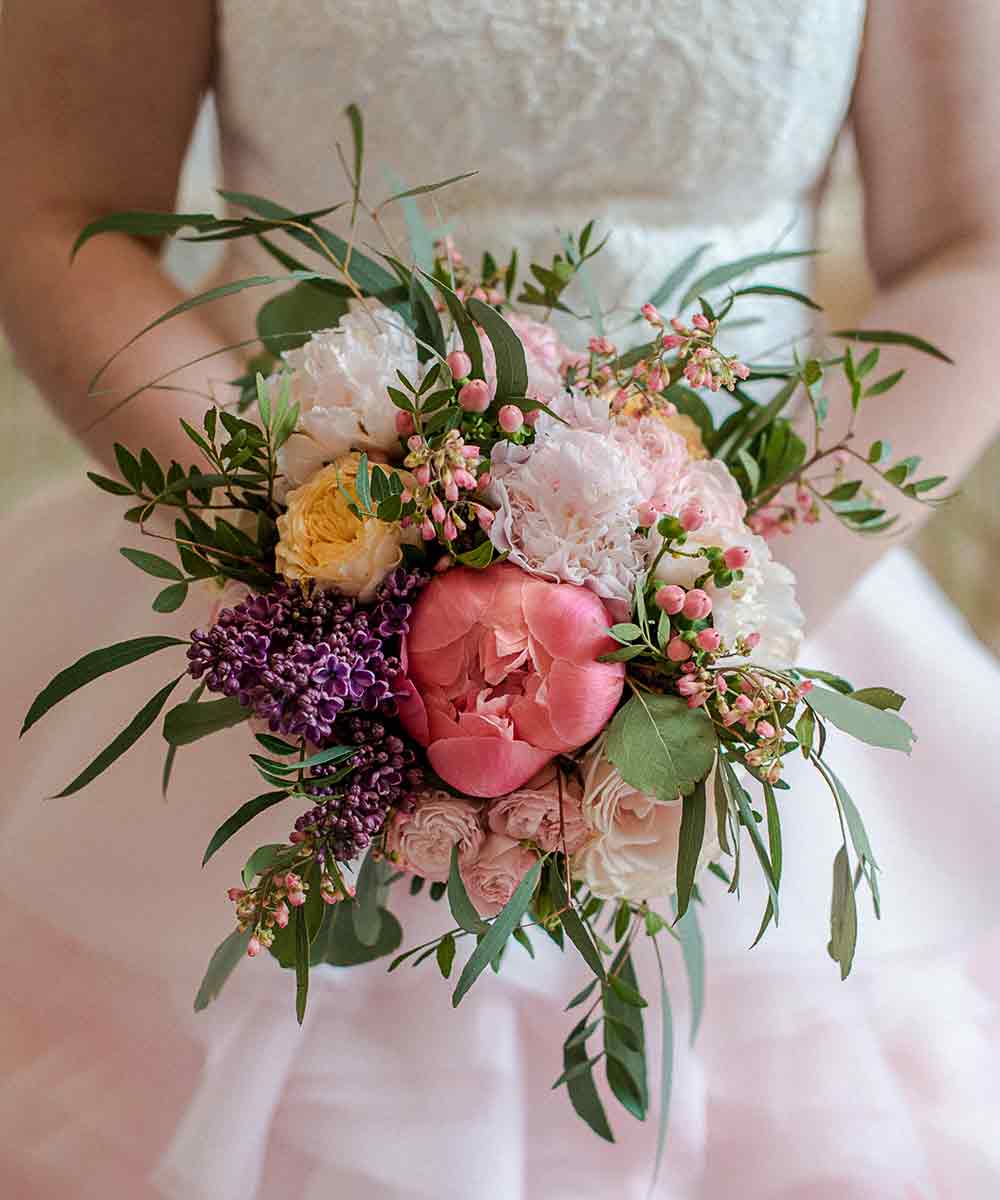 Bouquet sposa con fiori di campo