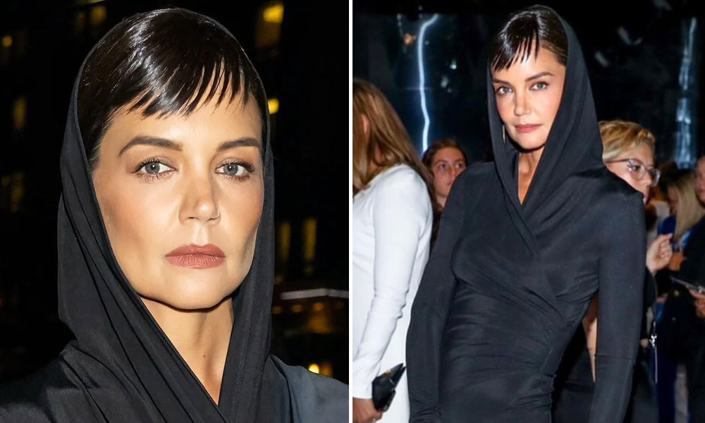 Katie Holmes capelli corti neri