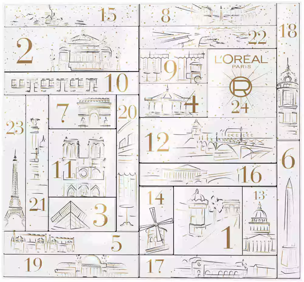 L'Oreal Paris Calendario Avvento 2022