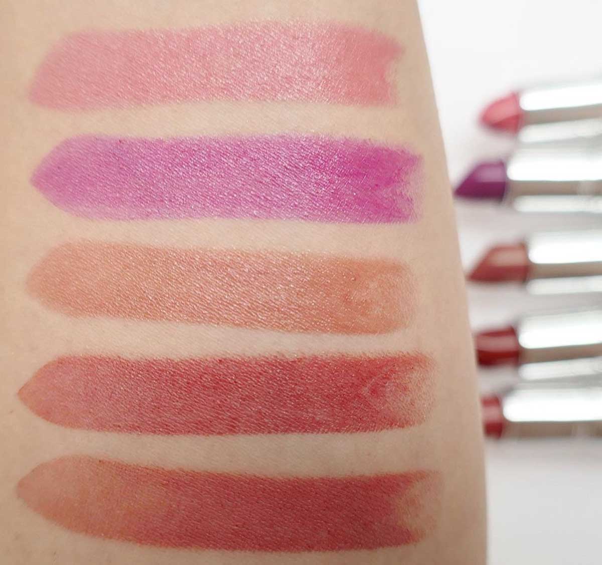 Swatches rossetti MAC Natale 2023
