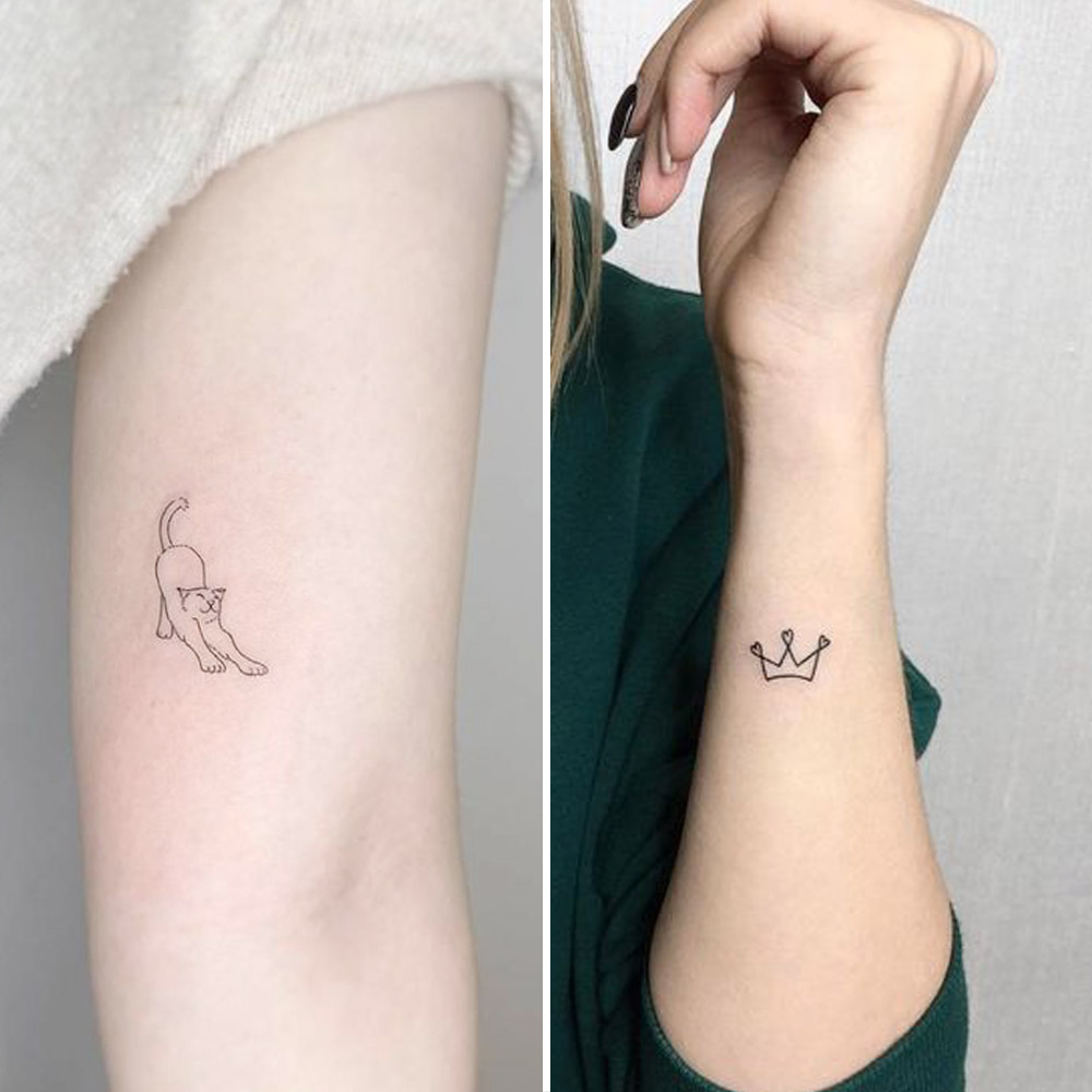 Tatuaggi piccoli braccia