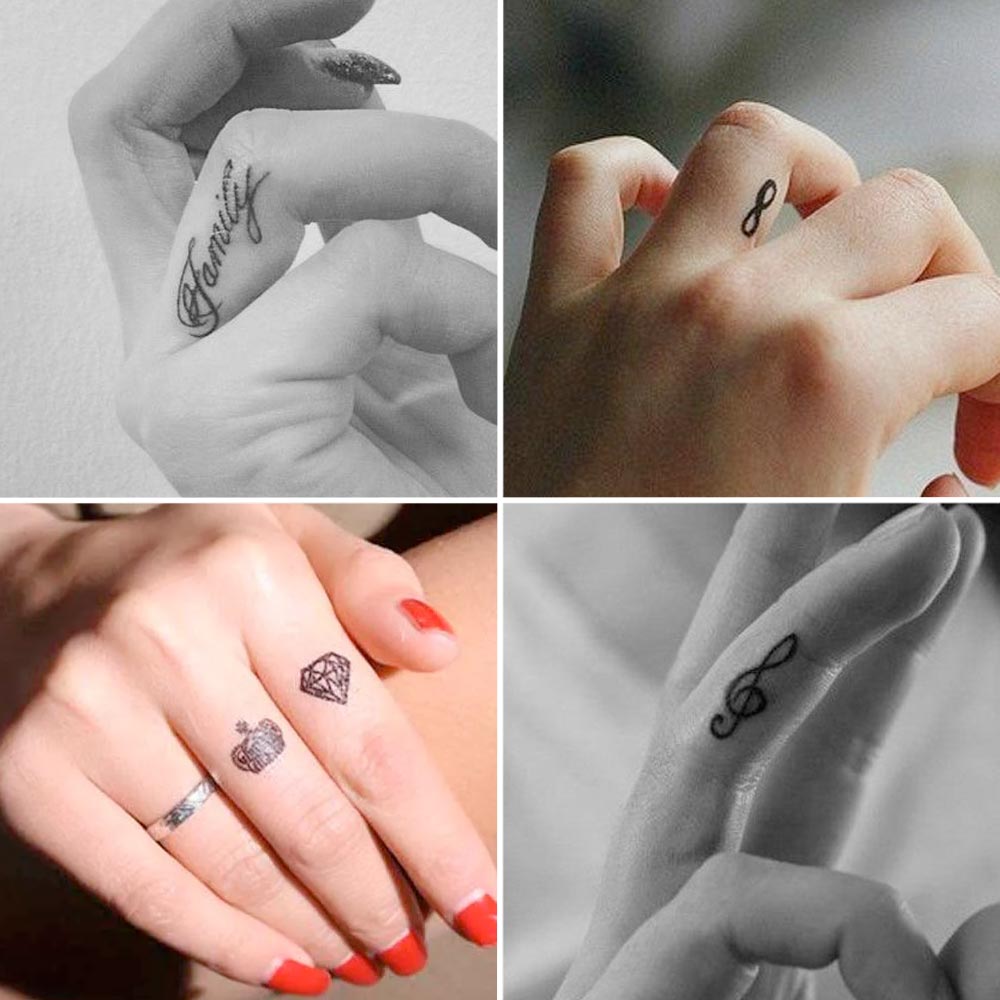 Tatuaggi piccoli dita