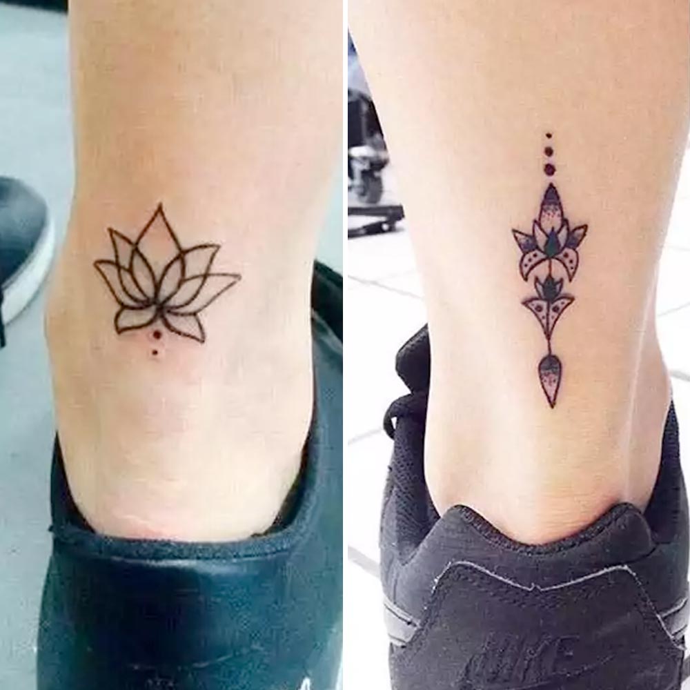 Caviglie tatuate