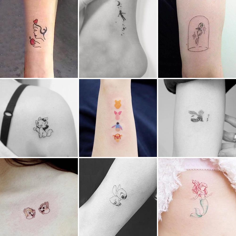 Tatuaggi piccoli cartoni animati