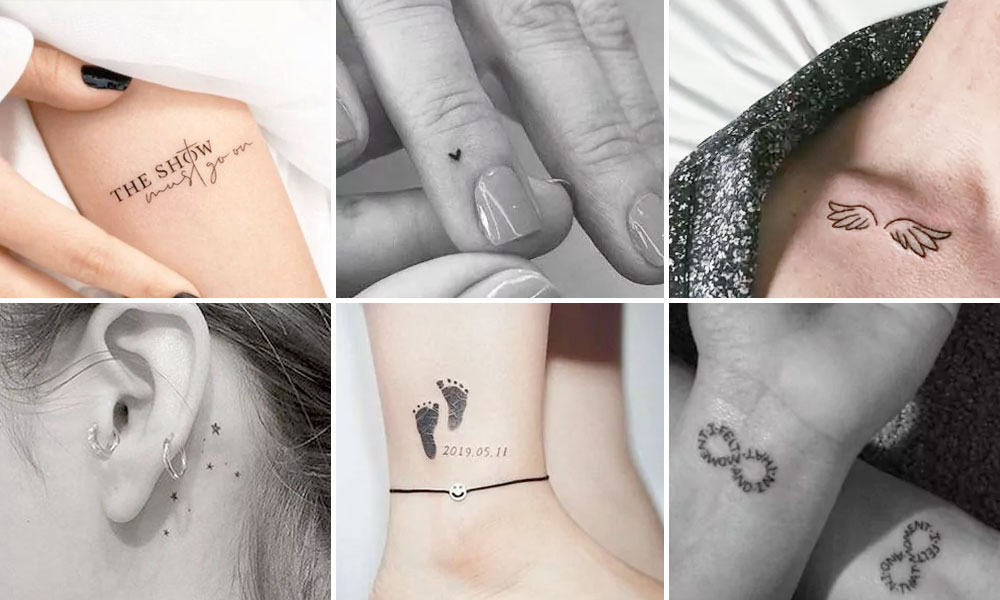 Tatuaggi piccoli: 300 immagini e idee significative