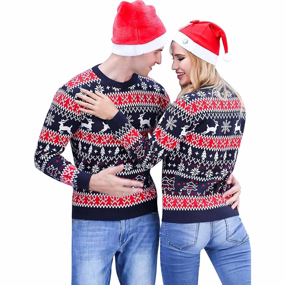 maglione natalizio per coppie