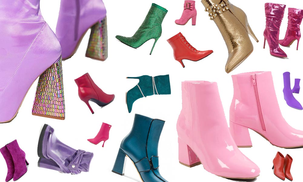 Moda inverno 2022 2023: stivaletti colorati