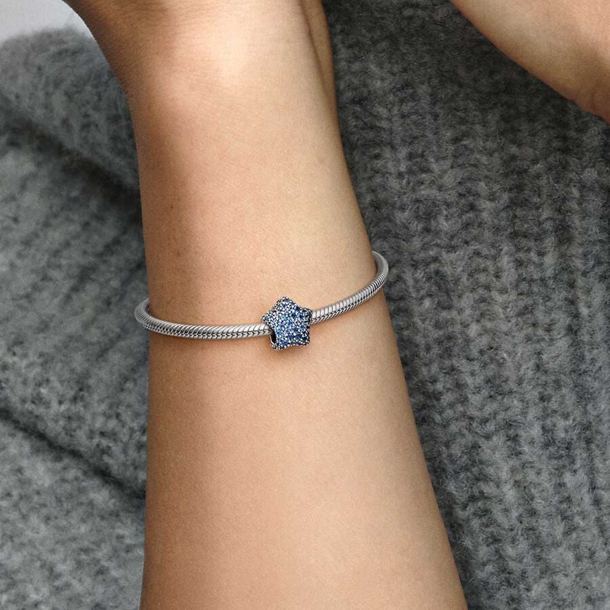 charm stella con pavé charm stella con pavé