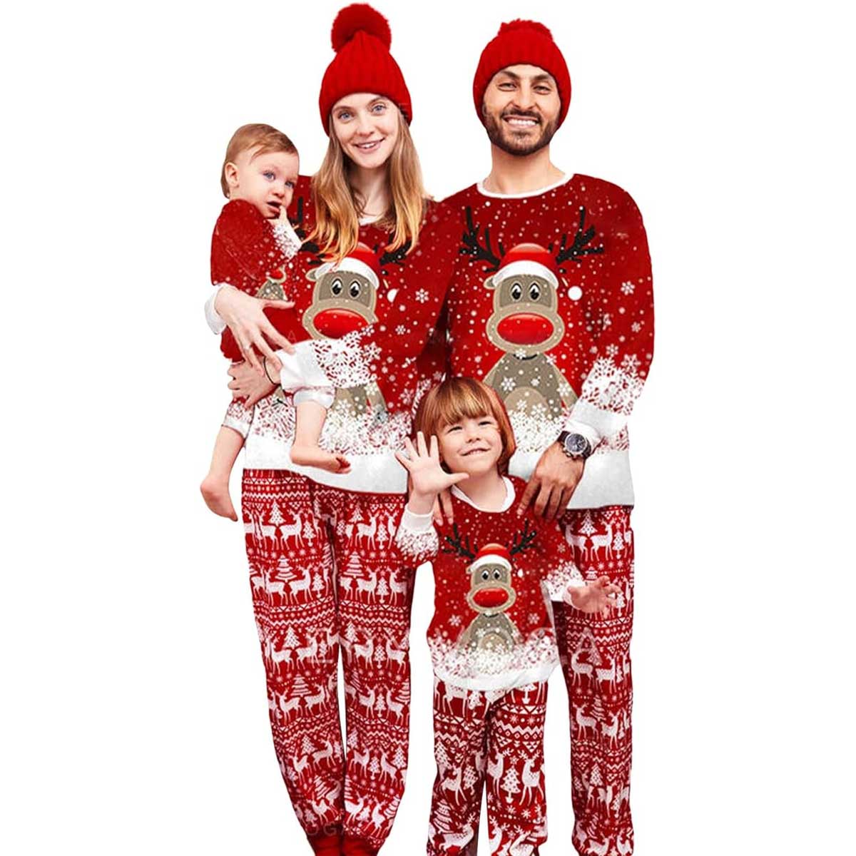 pigiami natalizi famiglia