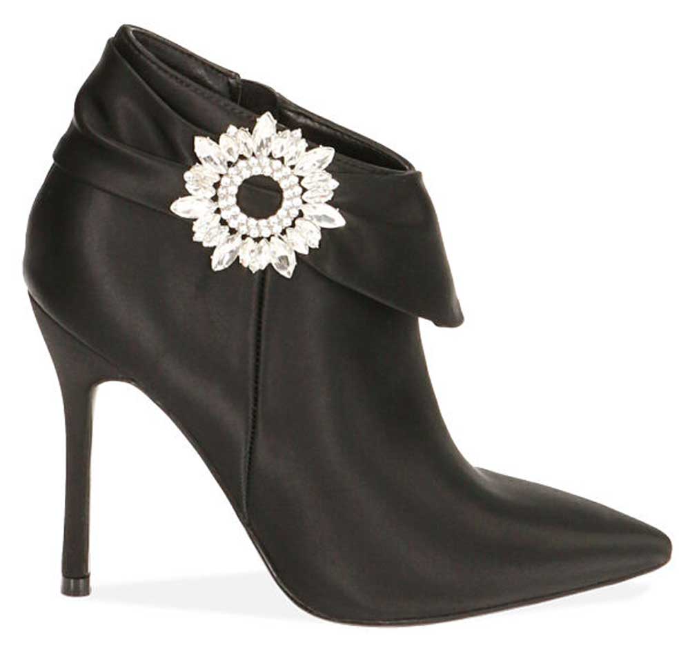 Ankle boot in raso