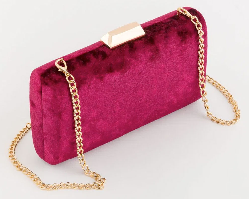 Clutch rosso bordeaux Carpisa capodanno