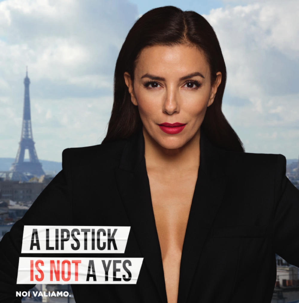 Rossetto L'Oreal Paris A Lipstick Is Not A Yes campagna Stand Up
