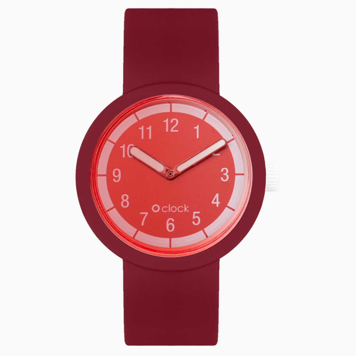 orologio O Clock rosso