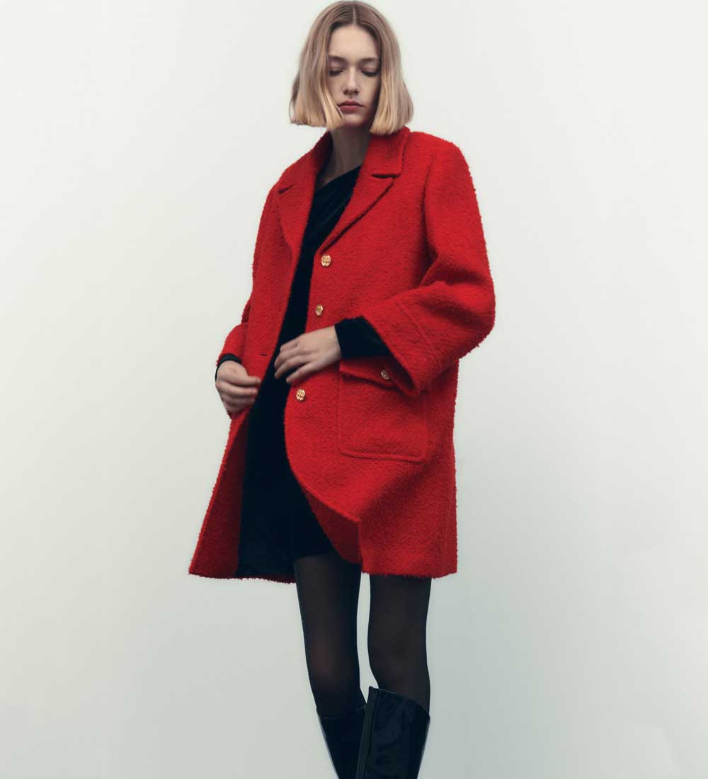 Cappotto rosso Zara