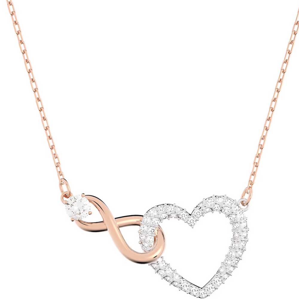 Collana infinito e cuore Swarovski Collana infinito e cuore Swarovski