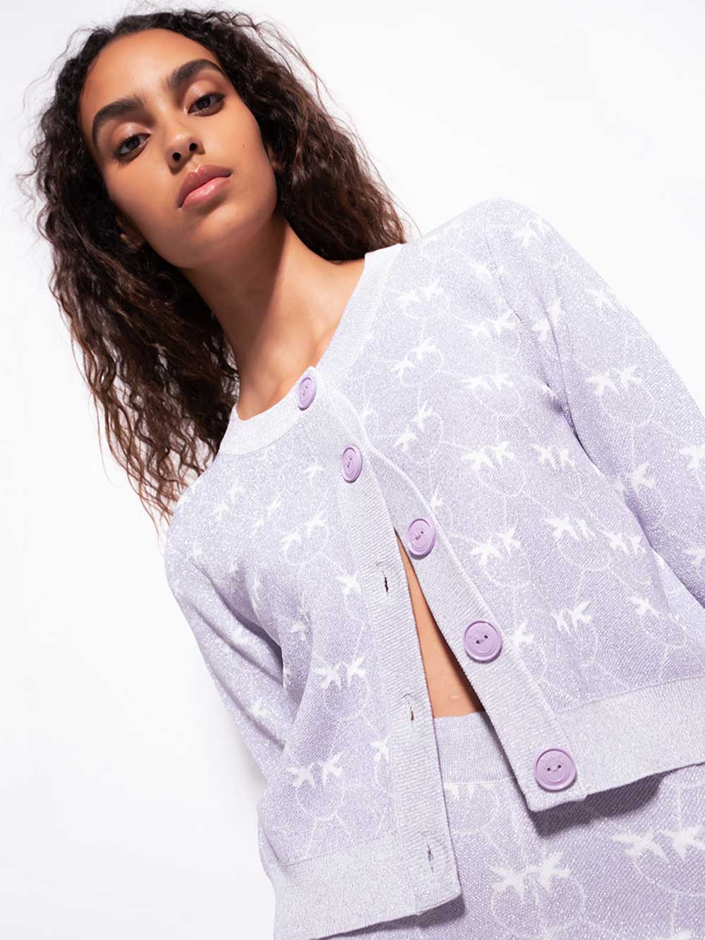 Cardigan lurex Pinko Cardigan lurex Pinko