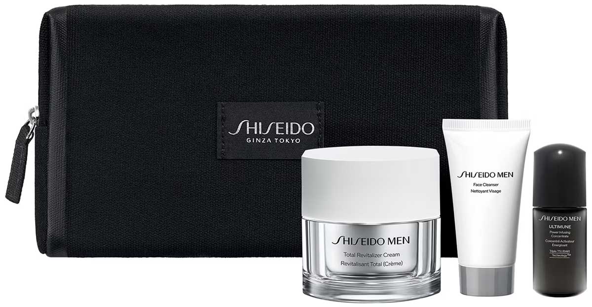 Set skincare uomo Shiseido Natale 2023