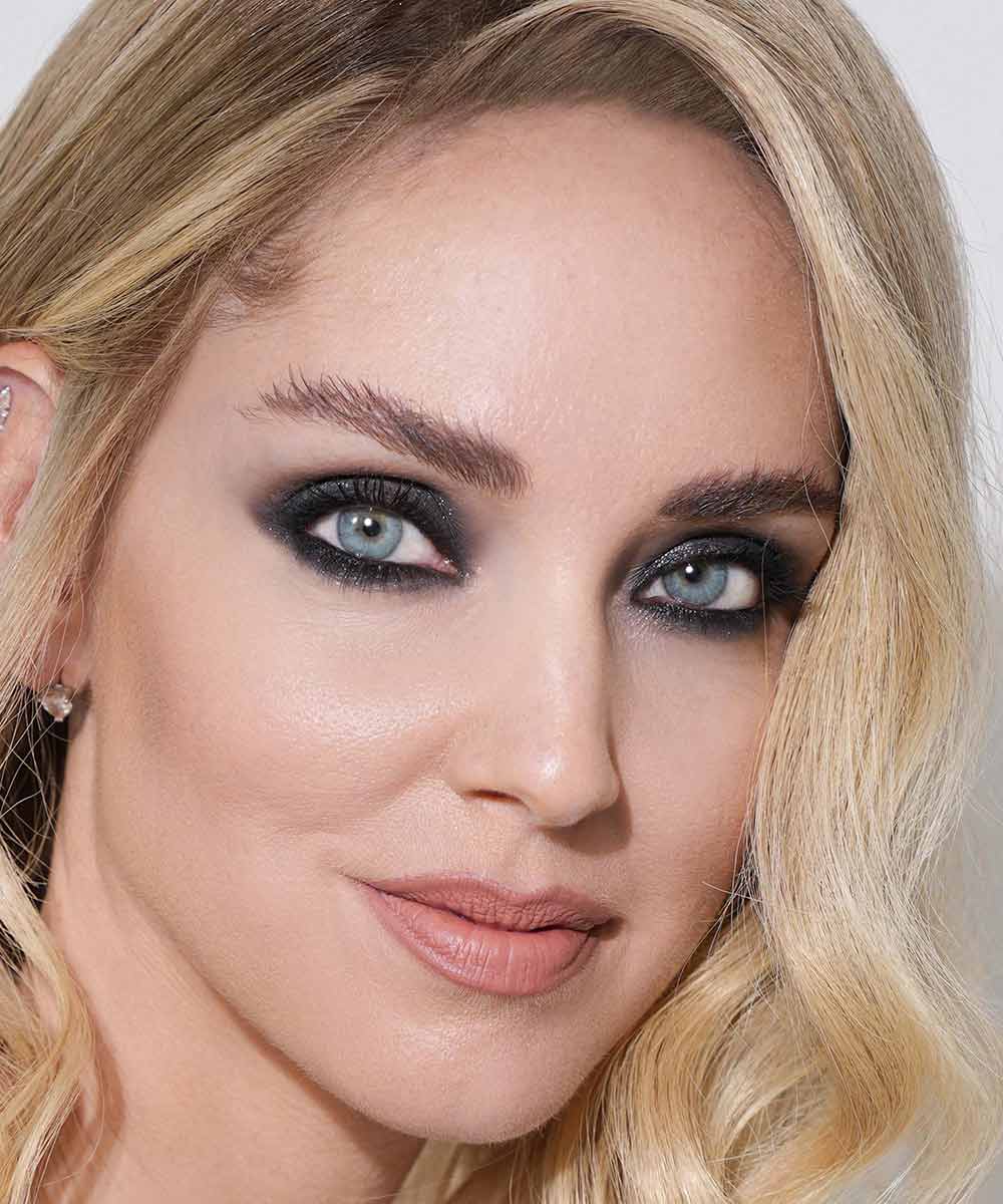 Make up viso Chiara Ferragni Sanremo