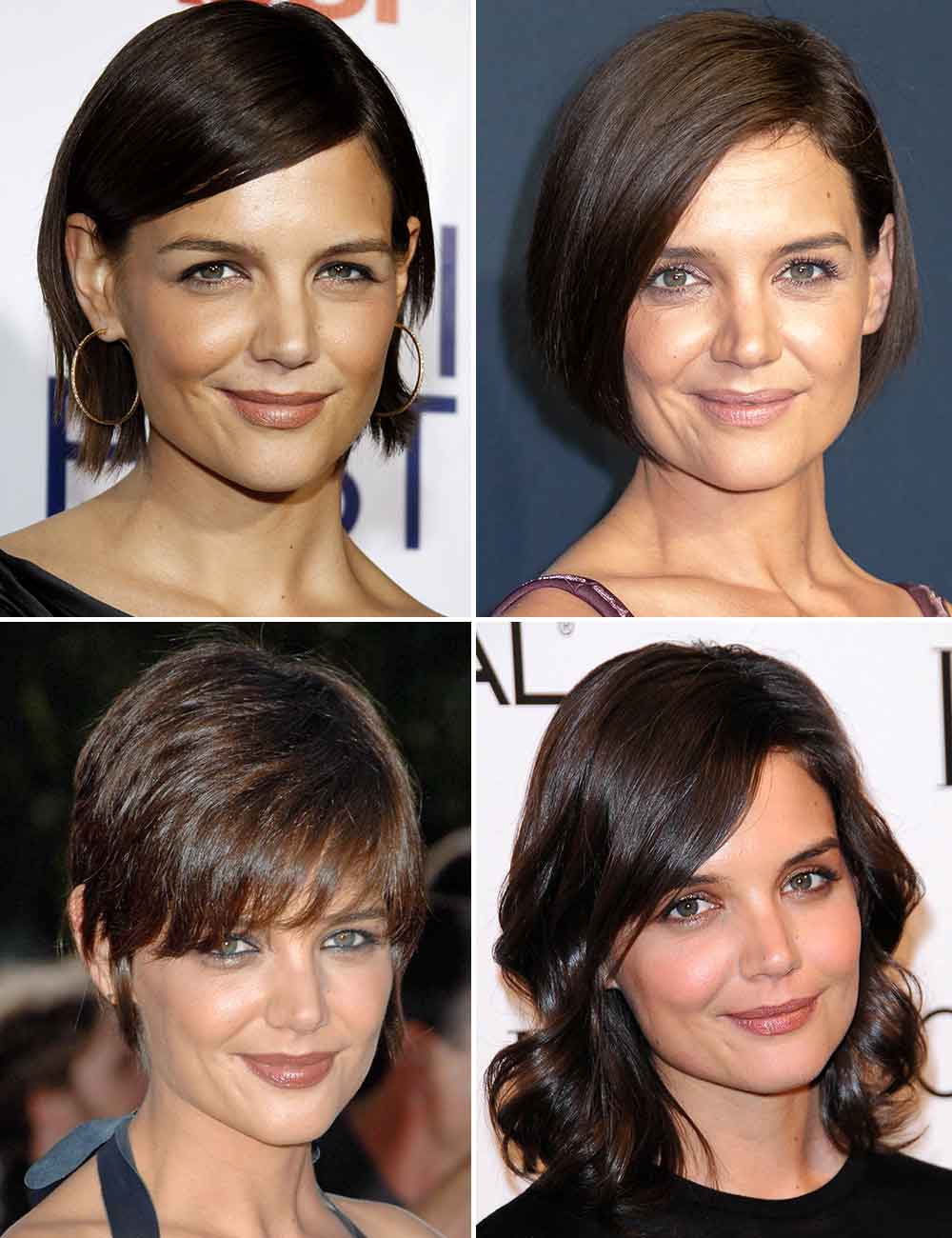 Katie Holmes capelli corti viso Katie Holmes capelli corti viso
