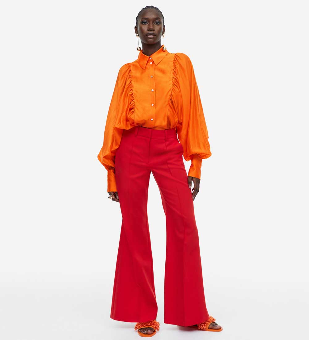 Camicia arancione H&M Camicia arancione H&M