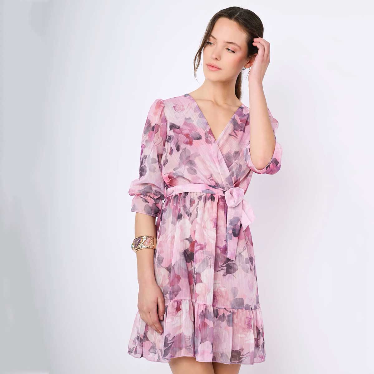 Vestito Boho Stampa Floreale OSTOO Maxi Abito Da Donna Estivo 2024 Boho Con Stampa Floreale A Abito Boho Stampa Floreale Verde Estivo 2024 Donna
