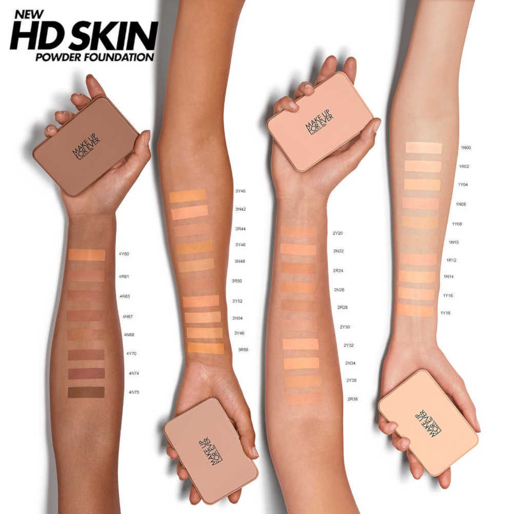 Swatches fondotinta Make Up For Ever