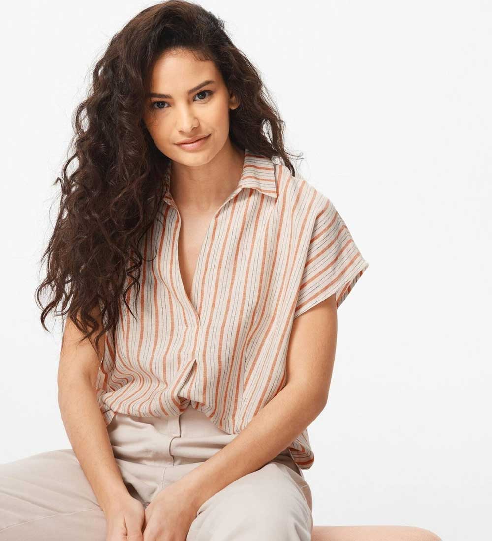 Blusa a righe Promod Blusa a righe Promod