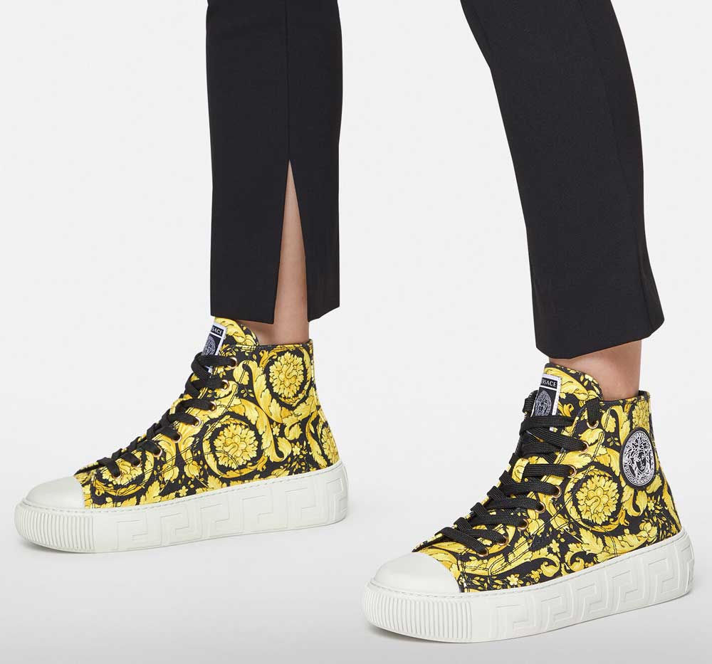 sneakers Versace Greca con stampa sneakers Versace Greca con stampa