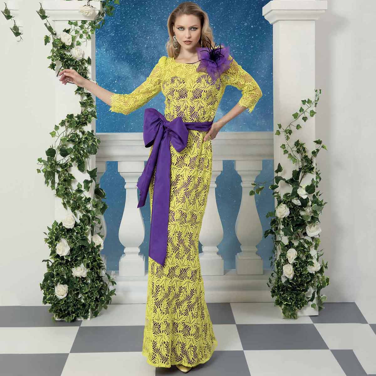 abiti lunghi in pizzo