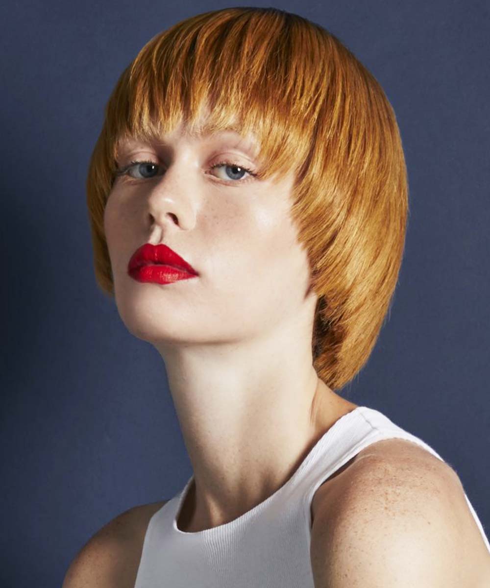 Pageboy frangia lunga Pageboy frangia lunga