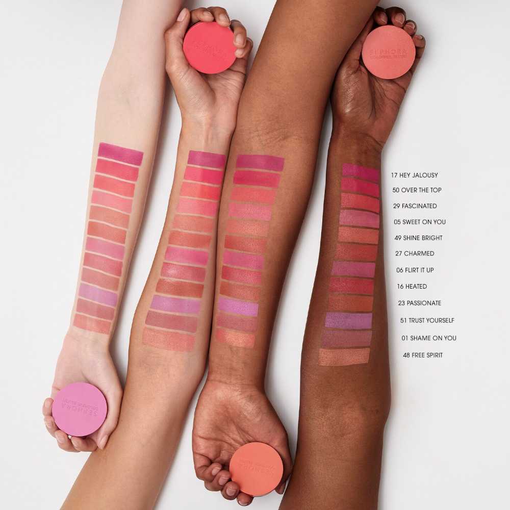 Swatches blush Sephora Collection