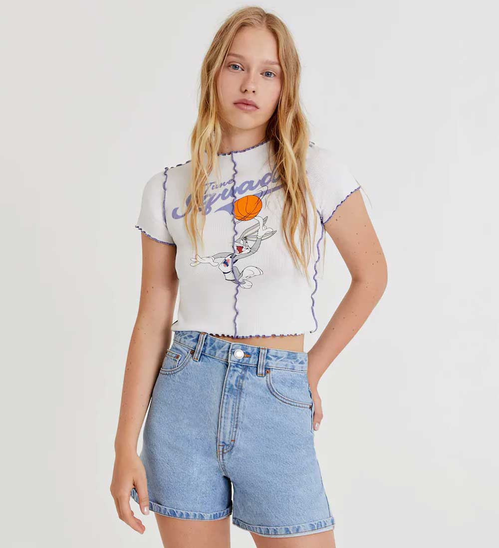 Crop top Pull&Bear Space Jam A New Legacy