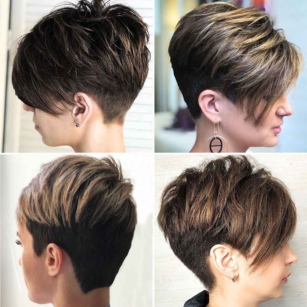 Tagli molto corti capelli castani Tagli molto corti capelli castani