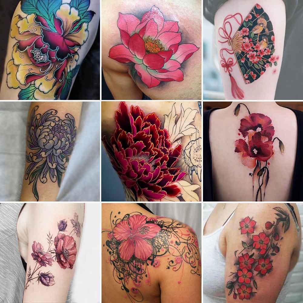 Tattoo fiori giapponesi