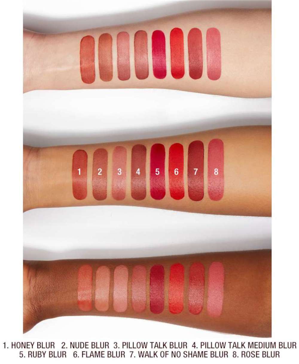 Swatches rossetti Charlotte Tilbury Airbrush Flawless
