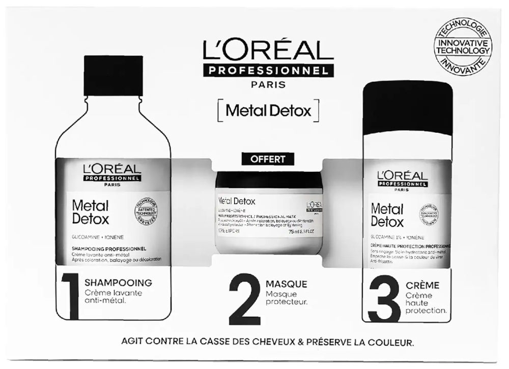 L'Oréal Paris cofanetto capelli Metal Detox