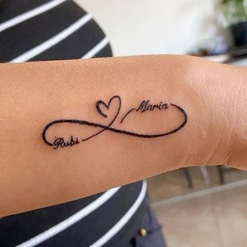 Tattoo infinito nomi figli