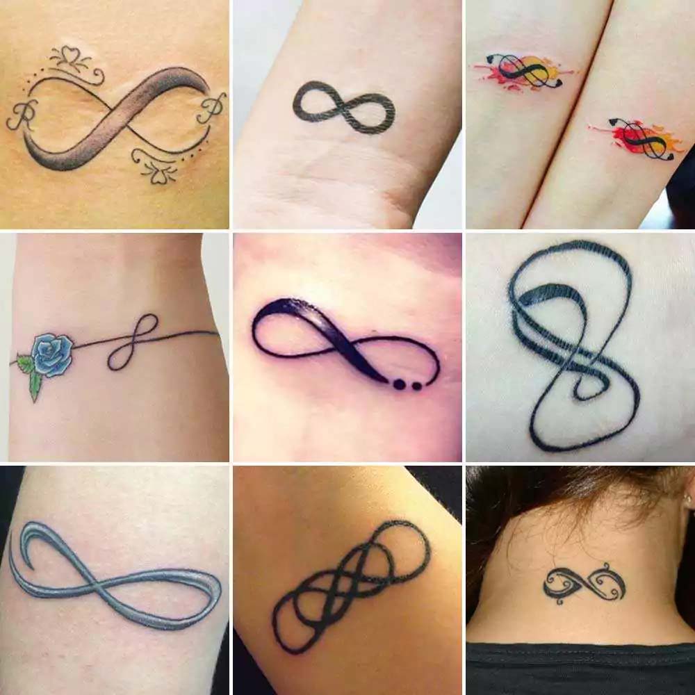 Simbolo infinito tatuaggio 