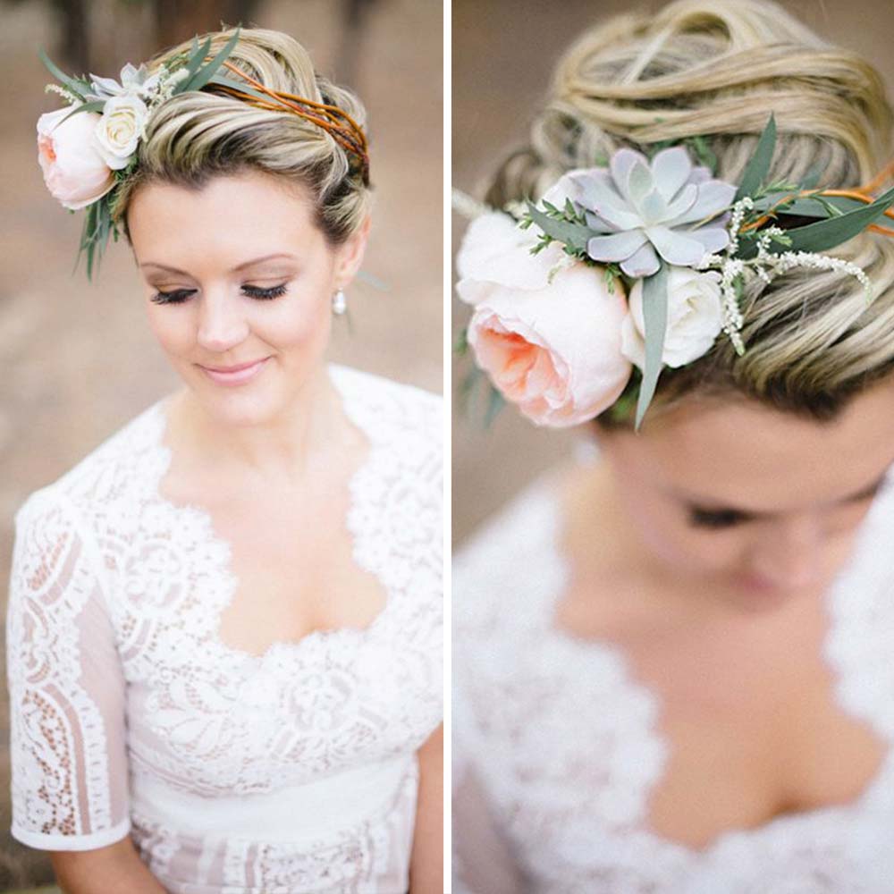 Pettinature sposa capelli corti Pettinature sposa capelli corti